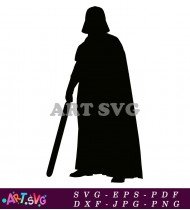 Darth Vader Silhouette Star Wars Character SVG