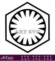 The First Order Symbol For Star Wars SVG 1