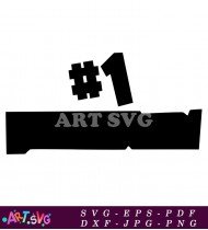 Number One Icon For Gamers SVG