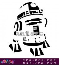 Star Wars R2-D2 Vector Illustration SVG