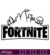 Fortnite Logo Vector Game Design SVG 1