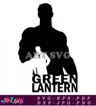 Green Lantern Logo Silhouette SVG