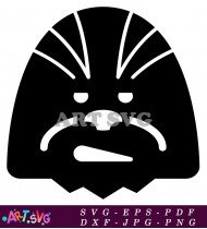 Yoda Star Wars Character Silhouette Vector SVG