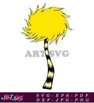 The Lorax Truffula Tree Art SVG