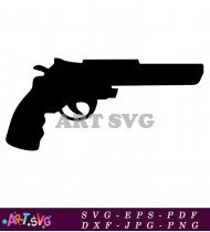 Handgun Clipart Pistol Gun Graphic Design SVG