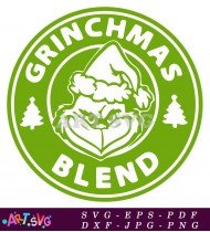 Grinchmas Blend Christmas Ornament Holiday Decorations SVG