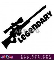 Legendary Sniper Rifle Fortnite Icon SVG