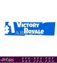 Victory Royale Number One SVG