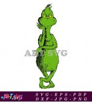 Grinch Green Character Christmas Cartoon SVG