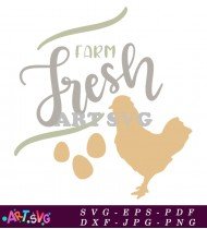 Farm Fresh Eggs SVG Design Country