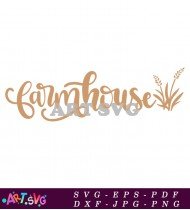 Farmhouse Decor Wall Sign Cottage Home Style SVG