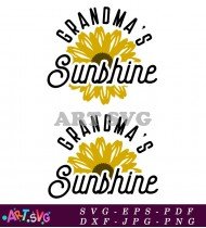 Grandma's Sunshine Farmhouse Sign Country Decor SVG