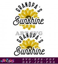 Grandpa's Sunshine Farmhouse Sign Country Design SVG