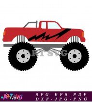 Monster Truck Clipart for Kids Projects SVG