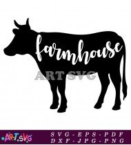 Farmhouse Silhouette Design Printable SVG 3