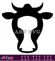 Cow Silhouette Farm House Decor Printable SVG