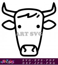 Cartoon Cow Clipart For Commercial Use SVG