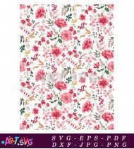 Flower Pattern Floral Fashion Flower Design SVG 1