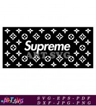 Supreme Logo T-Shirt Design SVG 1