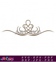 Simple Elegant Swirl Decorative Vector Illustration Design SVG 1