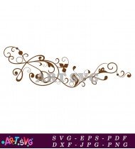 Ornate Flower Graphic Design for Printing SVG