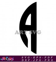 Hand Drawn Bold Black And White Letter A SVG 2