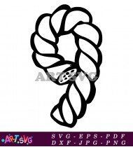 Twisted Rope Design Number One Graphic SVG