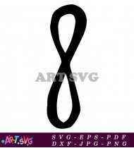 Black Number Eight Clipart Free Download SVG 1