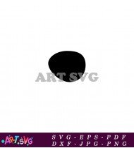 Black Hand Drawn Circle Symbol Illustration SVG 1