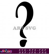 Bold Black Question Mark Symbol Design SVG 1