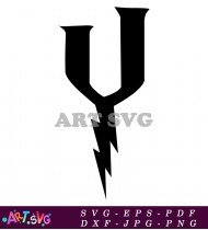 Y Gothic Font Style Black Letter Design SVG