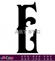 Free Printable Bold Alphabet Letter G Design SVG