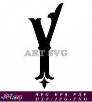 Free Clip Art Bold Letter Y Design SVG