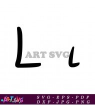 Free Bold Letter L Clip Art Image SVG 2