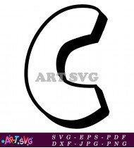 Black Letter Q Design Bold Simple Font SVG