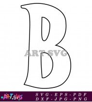 Bold Black And White Letter B Logo Design Ideas SVG