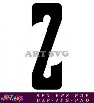 Number Two Font Style Vector Download SVG