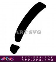 Hand Drawn Black Question Mark Symbol SVG