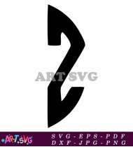 Letter Z In Black And White Design SVG 2