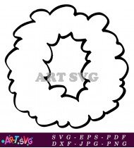 Free Curly Letter O Clipart SVG 1