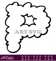 Free Curly Letter O Clipart SVG 3