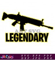 Fortnite Legendary Logo for Gaming Squad SVG