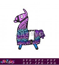 Fortnite Llama Skin Game Vector Art Design SVG 1