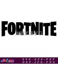 Fortnite Game Logo Vector Graphics Design SVG