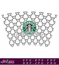 Gucci Starbucks Coffee Mug Design SVG 1