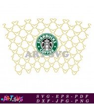 Mickey Mouse Starbucks Coffee Mug Printable SVG