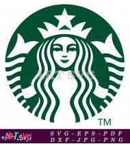 Starbucks Logo Minimalist Green Design Vector SVG