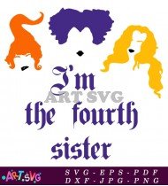 Hocus Pocus Sisters SVG Design 1