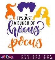 Hocus Pocus Halloween SVG Design