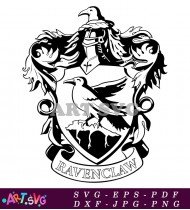 Ravenclaw Crest Harry Potter House Symbol SVG 1